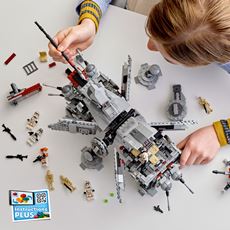 LEGO Star Wars byggesett 75337 med instruksjoner i eske og på app