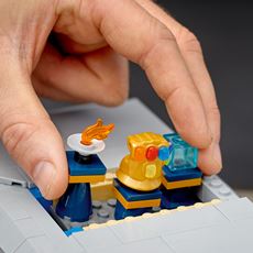 Lego Marvel thors hammer med hemmelig rom med samleobjekter
