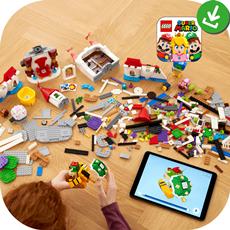 Lego 71408 Super Mario Peach utvidelse med byggenstruksjoner og inspirasjon i appen