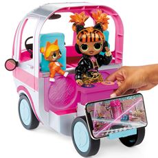 Lol Surprise bobil med avtagbar vogn for enkelbil med DJ-bu
