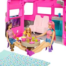 Barbie Dream Camper lekebil med spise-tilbehør