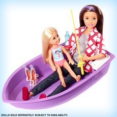 Barbie Campingsett med bil, båt og tilbehør