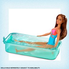 Barbie lekesett med badekar til dine dukker