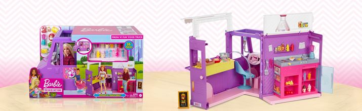 Barbie® Fresh 'N' Fun™ Food Truck - Expands & Transforms