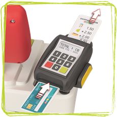 Kortautomat med bankkort og kvittering