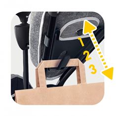 2i1 SMoby Driver Plus tricycle med krok til bæreposer