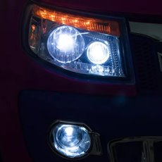 Ford Ranger bilen har LED-lys og lyskastere