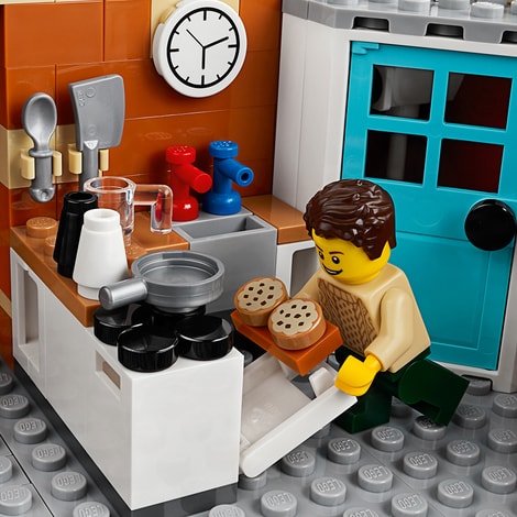 välutrustat lägenhet i LEGOs Garaget på hörnet