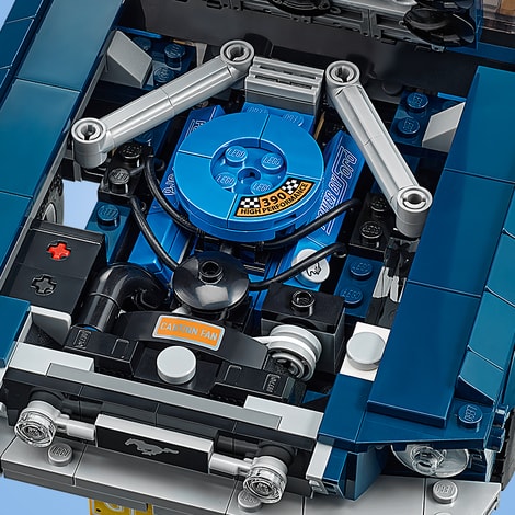 LEGO Creator Expert 10265 Ford Mustang md detaljert V8-motor