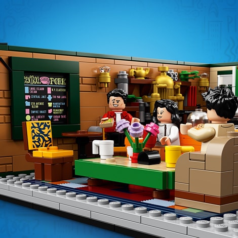 Denna LEGO Ideas Vänner byggleksak innehåller över 1 079 delar