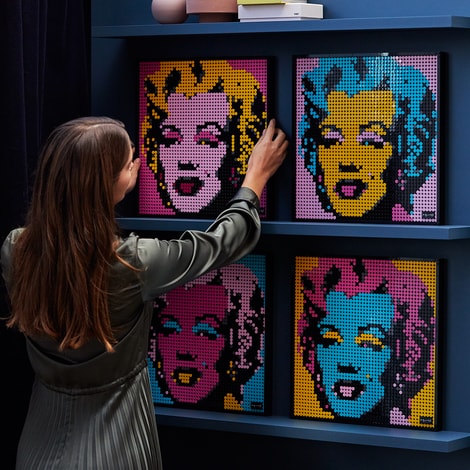 LEGO Art 31197 Andy Warhols Marilyn Monroe kreativ kunst du bygger selv