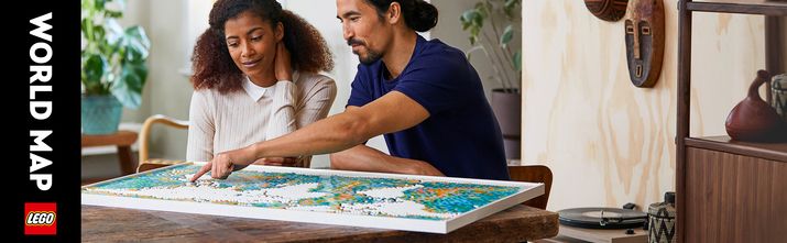 LEGO Art World Map
